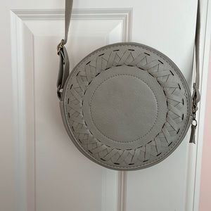 Circular Gray Purse